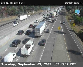 (C094) NB 805 : 47th Street (on ramp)