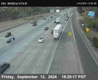 (C094) NB 805 : 47th Street (on ramp)