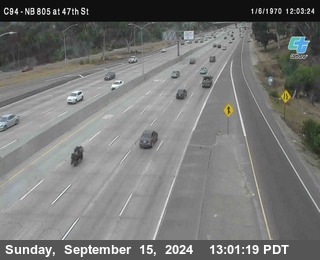 (C094) NB 805 : 47th Street (on ramp)