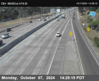 (C094) NB 805 : 47th Street (on ramp)