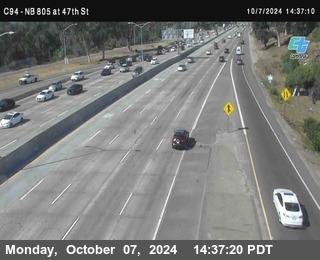 (C094) NB 805 : 47th Street (on ramp)