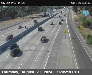 (C094) NB 805 : 47th Street (on ramp)