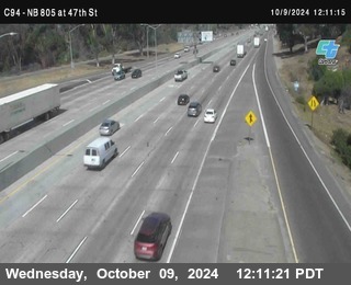 (C094) NB 805 : 47th Street (on ramp)