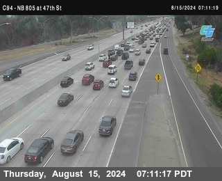 (C094) NB 805 : 47th Street (on ramp)