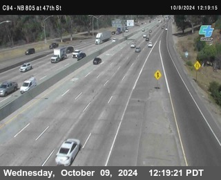 (C094) NB 805 : 47th Street (on ramp)