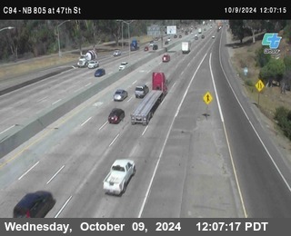 (C094) NB 805 : 47th Street (on ramp)