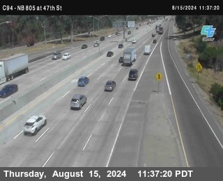 (C094) NB 805 : 47th Street (on ramp)