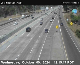 (C094) NB 805 : 47th Street (on ramp)