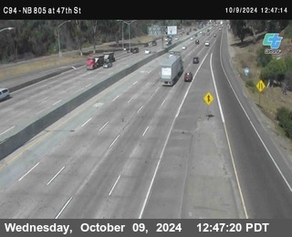 (C094) NB 805 : 47th Street (on ramp)