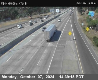 (C094) NB 805 : 47th Street (on ramp)