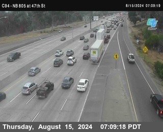 (C094) NB 805 : 47th Street (on ramp)