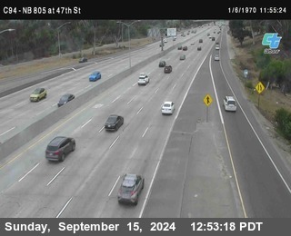 (C094) NB 805 : 47th Street (on ramp)