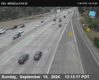 (C094) NB 805 : 47th Street (on ramp)