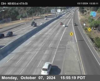 (C094) NB 805 : 47th Street (on ramp)