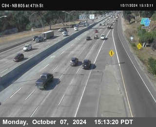 (C094) NB 805 : 47th Street (on ramp)