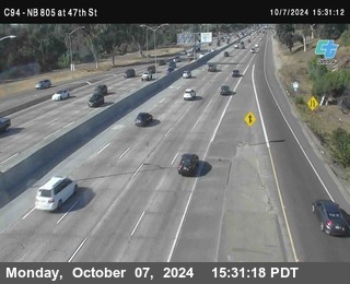 (C094) NB 805 : 47th Street (on ramp)