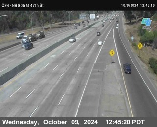 (C094) NB 805 : 47th Street (on ramp)