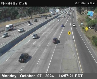 (C094) NB 805 : 47th Street (on ramp)