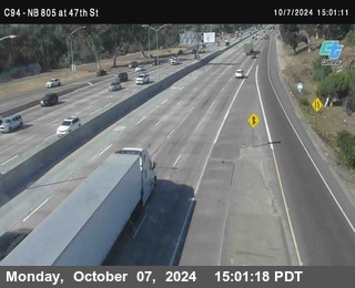 (C094) NB 805 : 47th Street (on ramp)