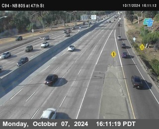 (C094) NB 805 : 47th Street (on ramp)