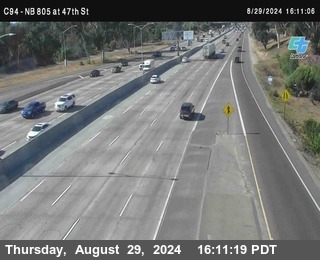 (C094) NB 805 : 47th Street (on ramp)