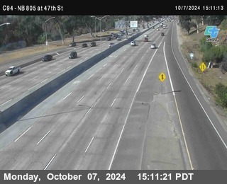 (C094) NB 805 : 47th Street (on ramp)