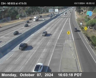 (C094) NB 805 : 47th Street (on ramp)