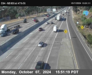 (C094) NB 805 : 47th Street (on ramp)