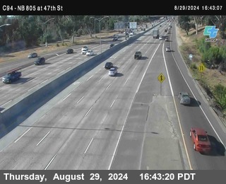 (C094) NB 805 : 47th Street (on ramp)