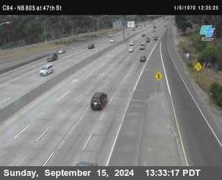 (C094) NB 805 : 47th Street (on ramp)