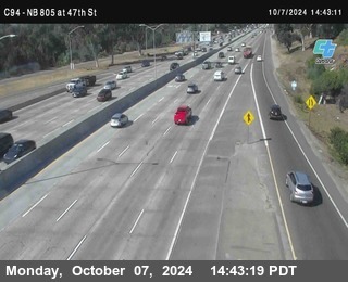 (C094) NB 805 : 47th Street (on ramp)