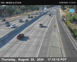 (C094) NB 805 : 47th Street (on ramp)