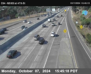 (C094) NB 805 : 47th Street (on ramp)