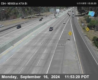 (C094) NB 805 : 47th Street (on ramp)