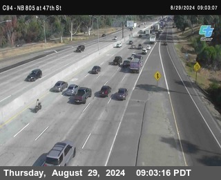 (C094) NB 805 : 47th Street (on ramp)