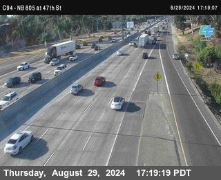 (C094) NB 805 : 47th Street (on ramp)