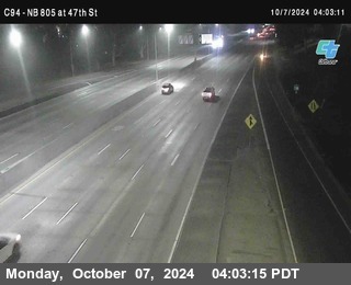 (C094) NB 805 : 47th Street (on ramp)