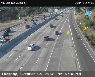 (C094) NB 805 : 47th Street (on ramp)