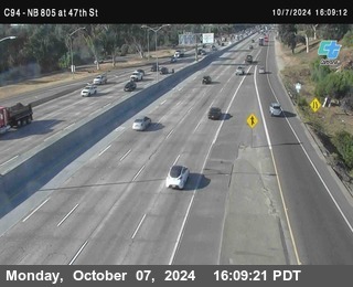 (C094) NB 805 : 47th Street (on ramp)