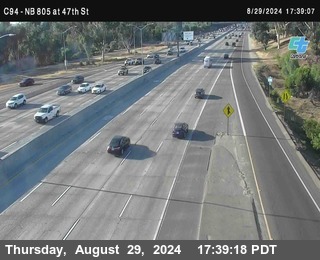 (C094) NB 805 : 47th Street (on ramp)