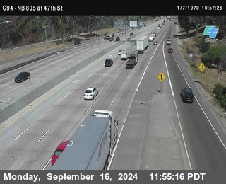 (C094) NB 805 : 47th Street (on ramp)