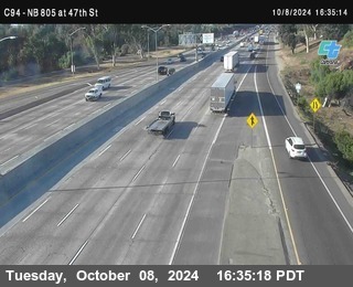 (C094) NB 805 : 47th Street (on ramp)