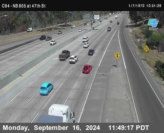 (C094) NB 805 : 47th Street (on ramp)