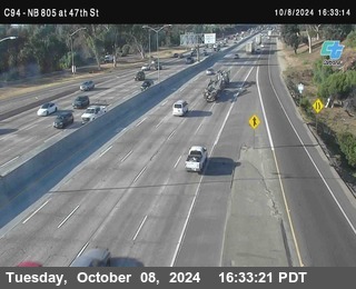 (C094) NB 805 : 47th Street (on ramp)