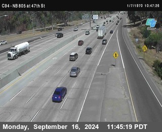 (C094) NB 805 : 47th Street (on ramp)