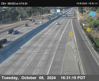 (C094) NB 805 : 47th Street (on ramp)