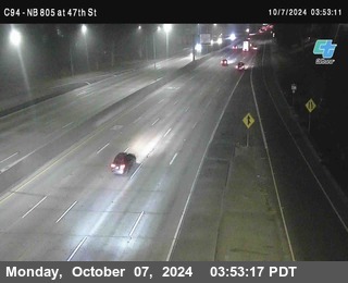 (C094) NB 805 : 47th Street (on ramp)