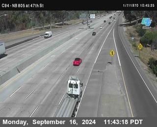 (C094) NB 805 : 47th Street (on ramp)