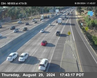 (C094) NB 805 : 47th Street (on ramp)