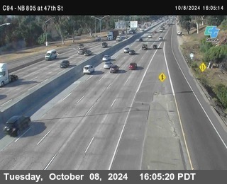 (C094) NB 805 : 47th Street (on ramp)